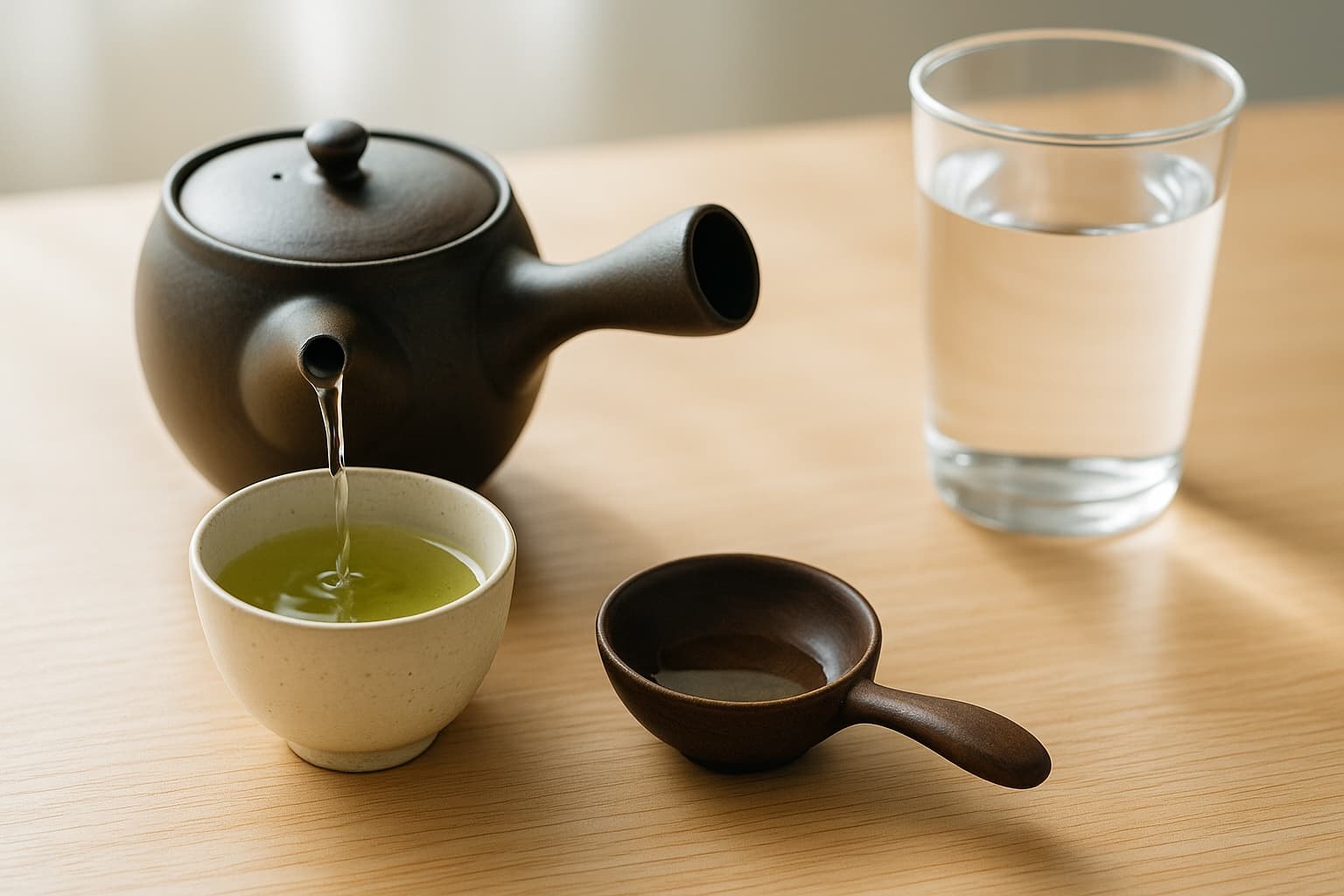 日本茶と水の関係 ― 美味しい一杯を淹れるための水質