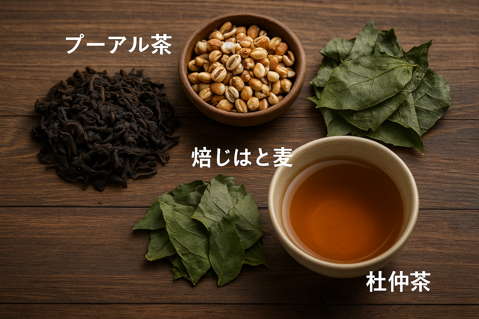 脂ケアブレンドティーと和牛の食卓